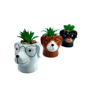 MINI PLANTA VASO PORCELANA 9X8CM