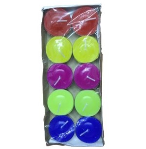 VELA MINI 10UN COLORIDO