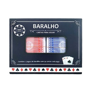 BARALHO PLÁSTICO 2UN