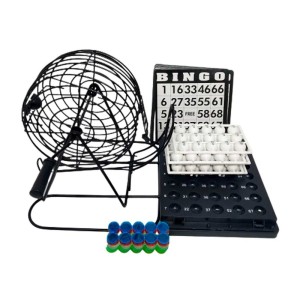 BINGO GLOBO METAL 18 CARTELAS