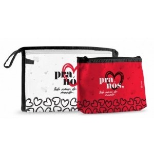 NECESSAIRE 2 TAMANHOS PRA NÓS TODO AMOR DO MUNDO