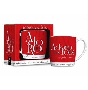 CANECA PORC.360ML URBAN ADORO NÓS DOIS