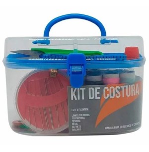 KIT COSTURA ESTOJO 14X9X7CM
