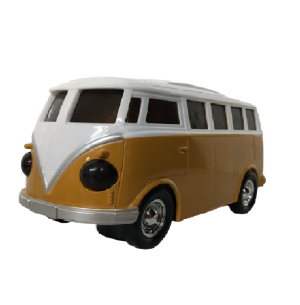 CARRO Á PILHA BATE E VOLTA SOM E LUZ 20CM KOMBI