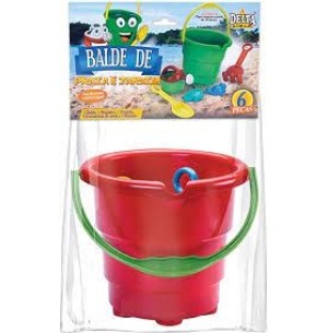 BALDE PRAIA 20CM 6PÇS