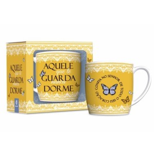 CANECA PORCELANA 300ML URBAN AQUELE QUE TE GUARDA