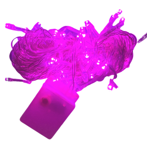 PISCA LED FIO ROSA 8 FUNÇOES 100L ROSA