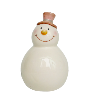 CERÂMICA BONECO DE NEVE 9CM