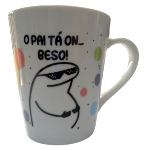 CANECA PORCELANA FINA 290ML MEME FLORK