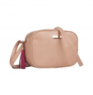 BOLSA FEMININA TRANSVERSAL NUDE