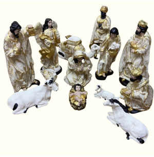 PRESÉPIO GESSO 13 FIG.30CM