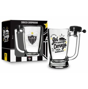 CANECA VIDRO 340ML TABERNA C/ CAMPAINHA ATLÉTICO