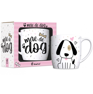 CANECA PORCELANA 300ML URBAN MÃE DE DOG