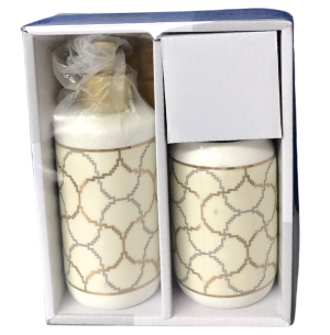 KIT BANHEIRO PORCELANA 2PÇS