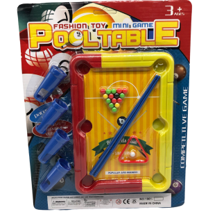 JOGO SINUCA DE MESA 18X21CM