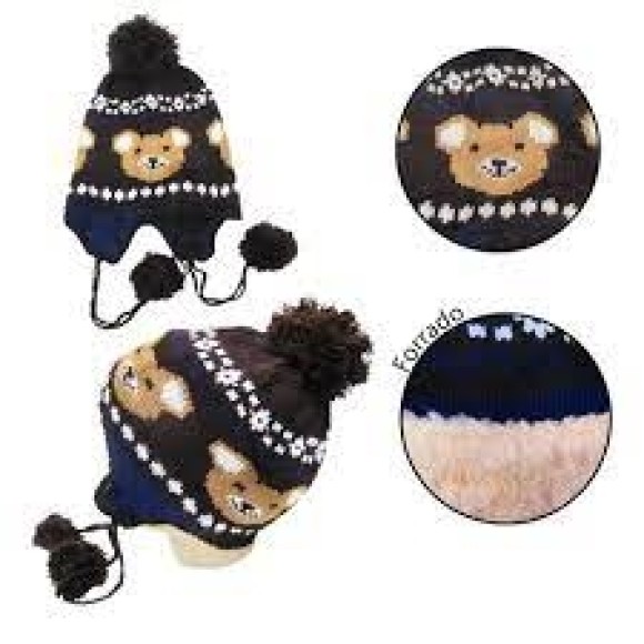 TOUCA LÃ POMPOM INFANTIL