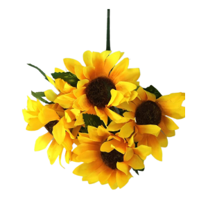 FLOR BOUQUE X5 GIRASSOL