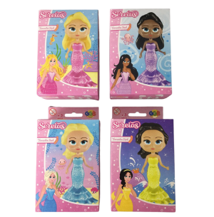 BONECA P/ MONTAR 11CM 5PÇS SEREIA