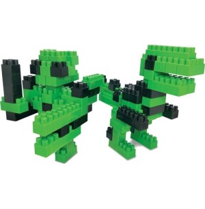 BLOCO MONTAR 64PÇS MEGA ROBOTS TIRANOSSAURO REX