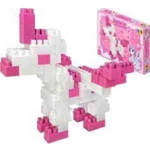 BLOCO MONTAR 64PÇS MEGA ROBOTS UNICÔRNIO