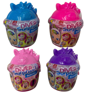 BONECA DIVER SURPRISE MAMA E CHORA C/ BOLSINHA