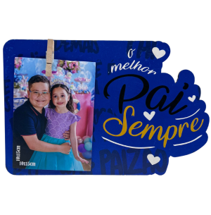 PORTA FOTO MDF 10X15CM PLACA PAI