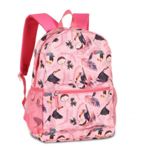 MOCHILA 41CM 2 DIVISÕES TROPICAL