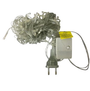 PISCA LED FIO TRANSPARENTE 8 FUNÇÕES 100L COLORIDO 9M