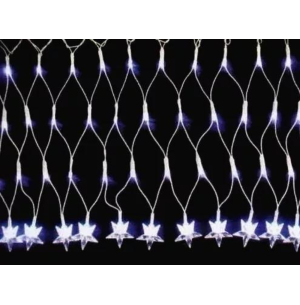 PISCA REDE 120 LEDS 8 FUNÇÕES ESTRELA BRANCA