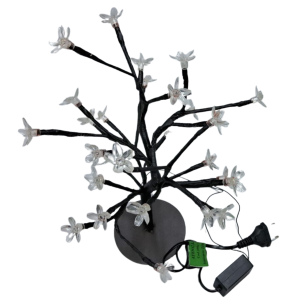 ÁRVORE CEREJEIRA 30CM 28 LEDS BRANCO