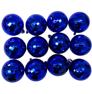 BOLA TUBO 6CM 12UN FACETADA SORTIDA