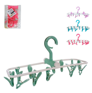 CABIDE VARAL PLÁSTICO 12 PREGADORES