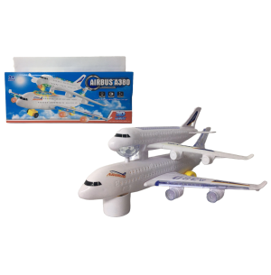 AVIÃO BATE E VOLTA SOM LUZ 29CM