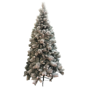 ÁRVORE 210CM 720 GALHOS VERDE PÉ METAL