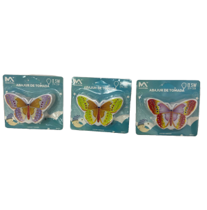 LUMINÁRIA TOMADA 6CM BORBOLETA