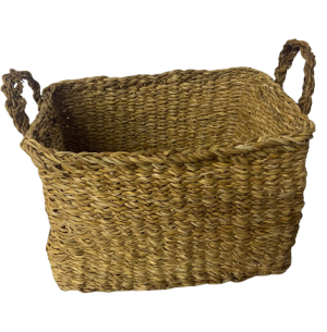 CESTO ORGANIZADOR PALHA SEAGRAS 34X26X25CM
