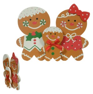  PLACA MDF FAMÍLIA COOKIE 36X26CM