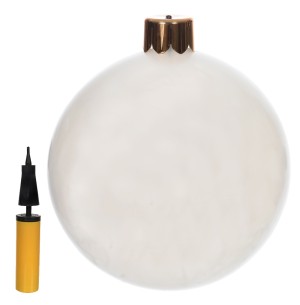  BOLA DEC.45CM INFLÁVEL C/BOMBA DE ENCHER BR