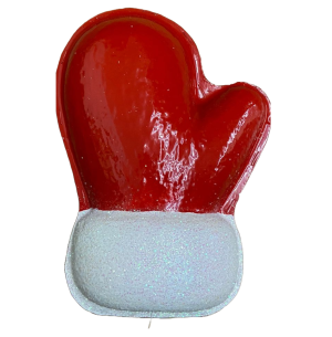 LUVA PAPAI NOEL PLÁST.25CM