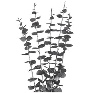  ENFEITE GALHO GLITTER 88CM