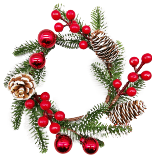 GUIRLANDA 29CM DECORADA