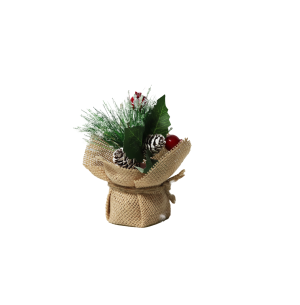 VASO JUTA AZEVINHO PINHA COGUMELO 15CM