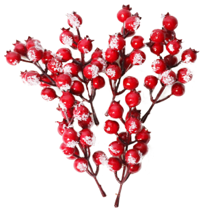 ENFEITE GALHO AZEVINHO 11CM 6UN