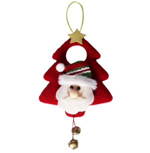 ENFEITE ÁRVORE FELTRO 13CM GUIZO