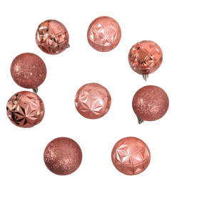 BOLA TUBO 6CM 9UN MISTA ROSA