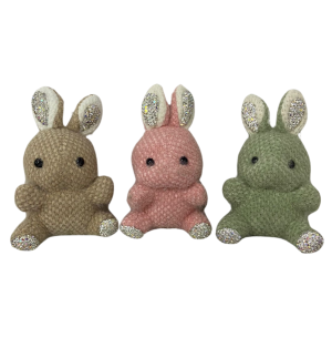 CHAVEIRO PELÚCIA STRASS COELHO 9CM