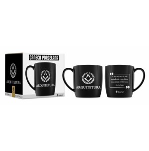 CANECA CERÂMICA 300ML ARQUITETURA
