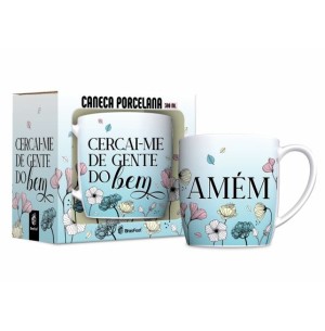 CANECA PORCELANA 300ML URBAN GENTE DO BEM
