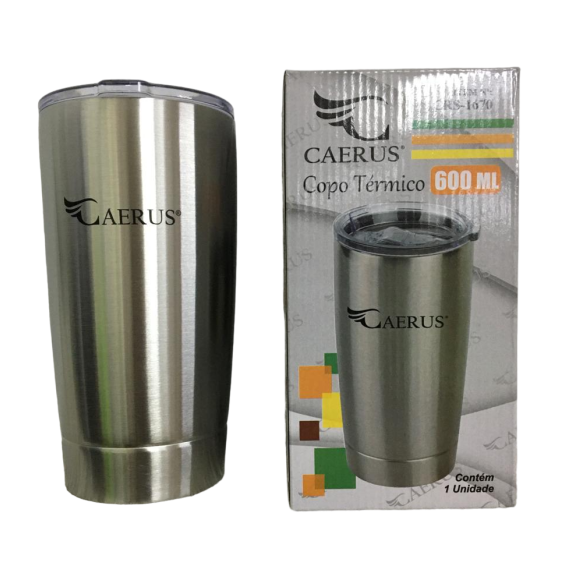 COPO INOX TÉRMICO 600ML TAMPA