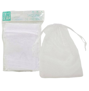 SACO PRES.ORGANZA 9X12CM 10UN BRANCO